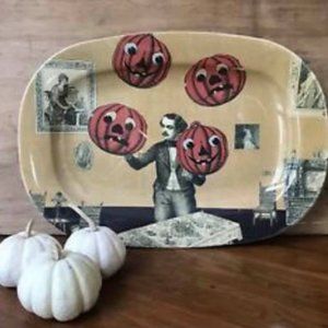 Feast Your Eyes Pumpkin Juggler Tray John Derian